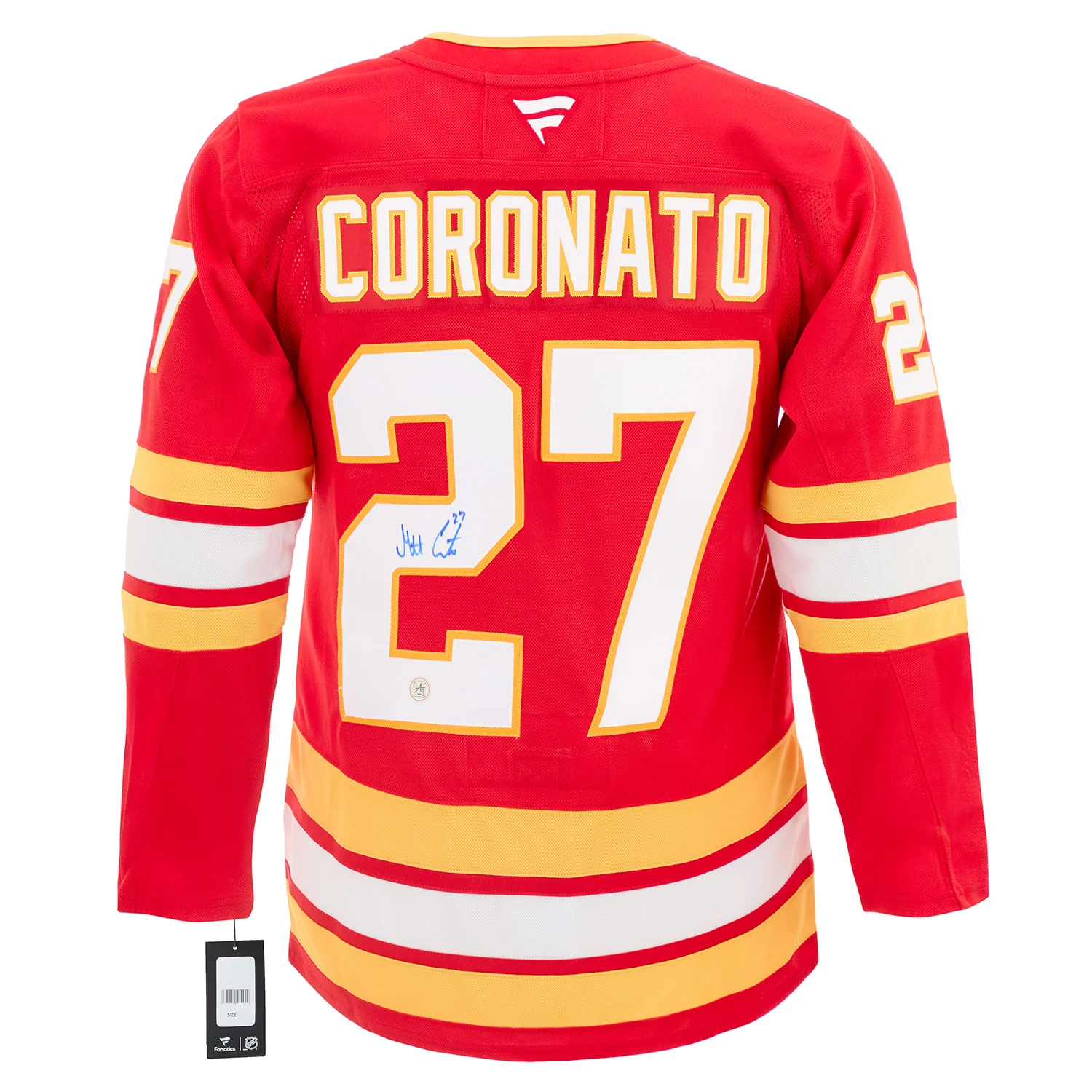 Matt Coronato Jersey premium, Calgary Flames, supplier stock photo
