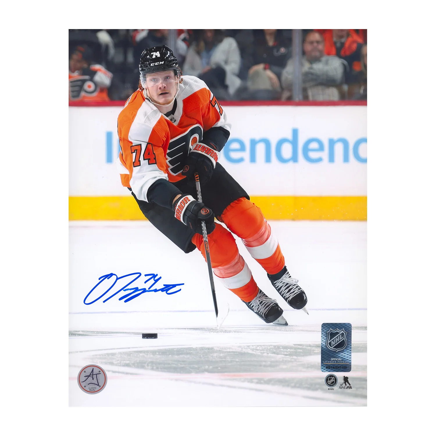 Owen Tippett Photo 8x10-hockey, Philadelphia Flyers, supplier stock photo