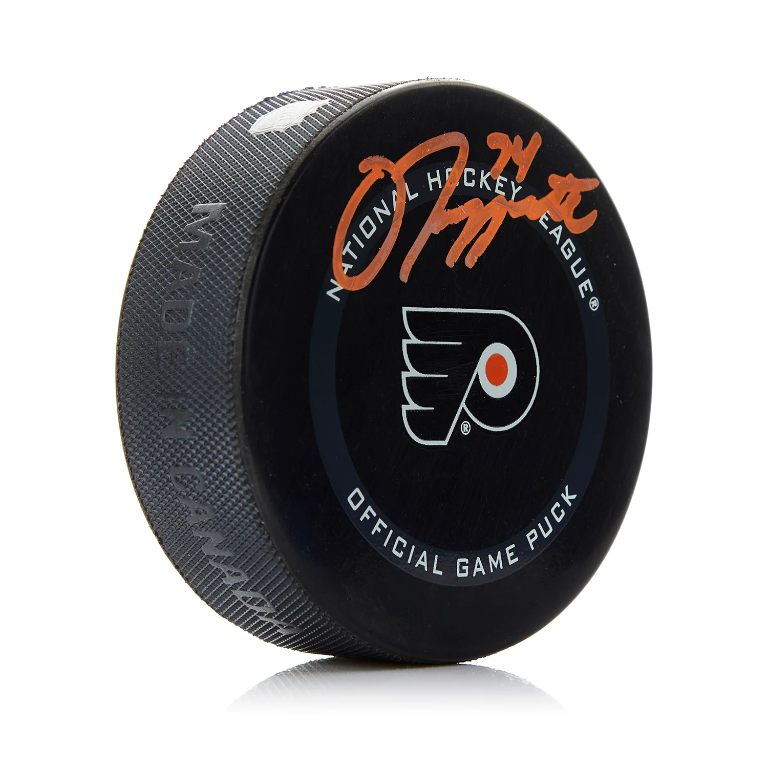 Owen Tippett Puck game, Philadelphia Flyers, supplier stock photo